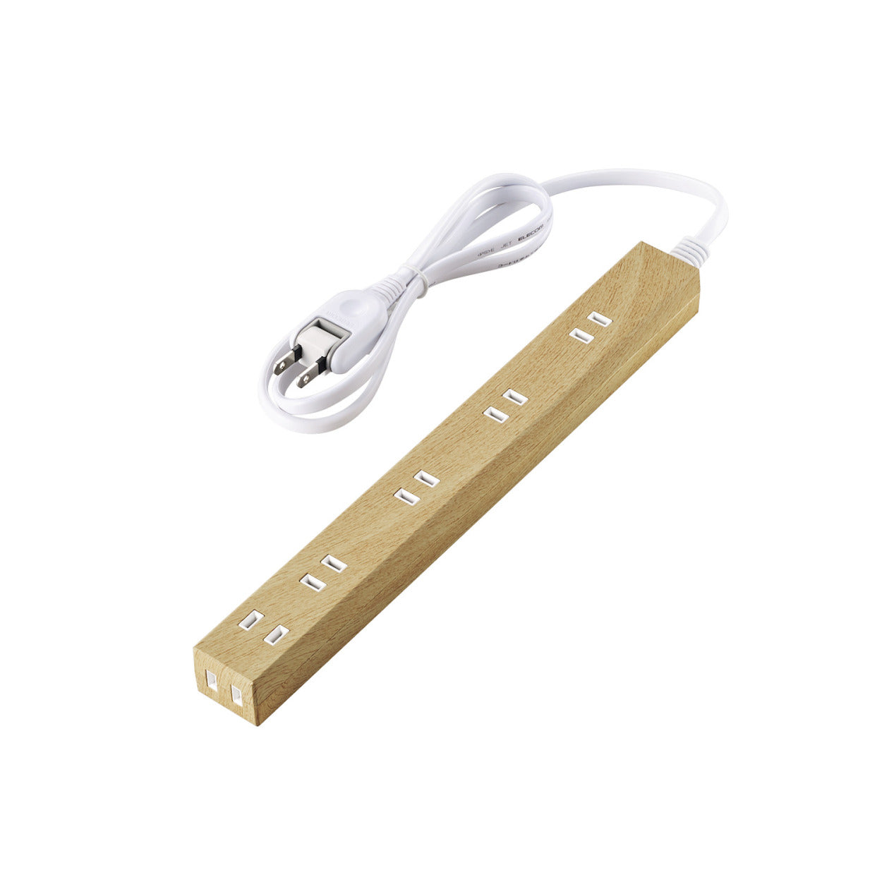 エレコム 広々タップ 雷ガード 6口 1m 2m 3m