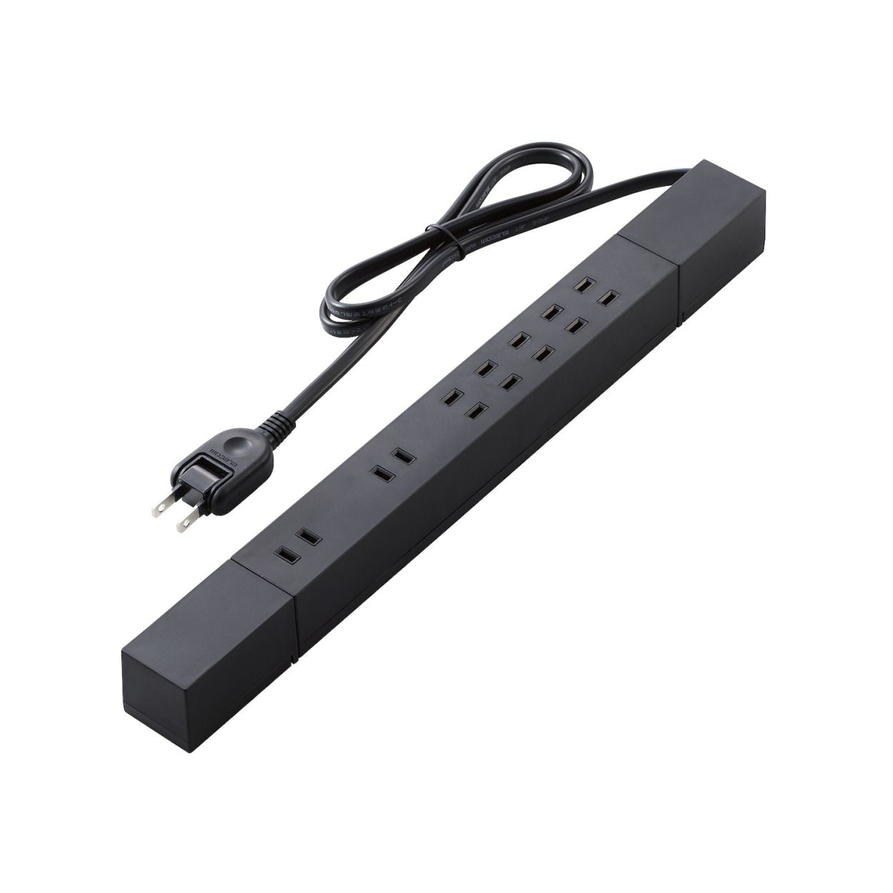 エレコム ダブル回転タップ 7口 雷サージ付 ホコリ防止シャッター付 固定&吊下可能 1m 2m 3m