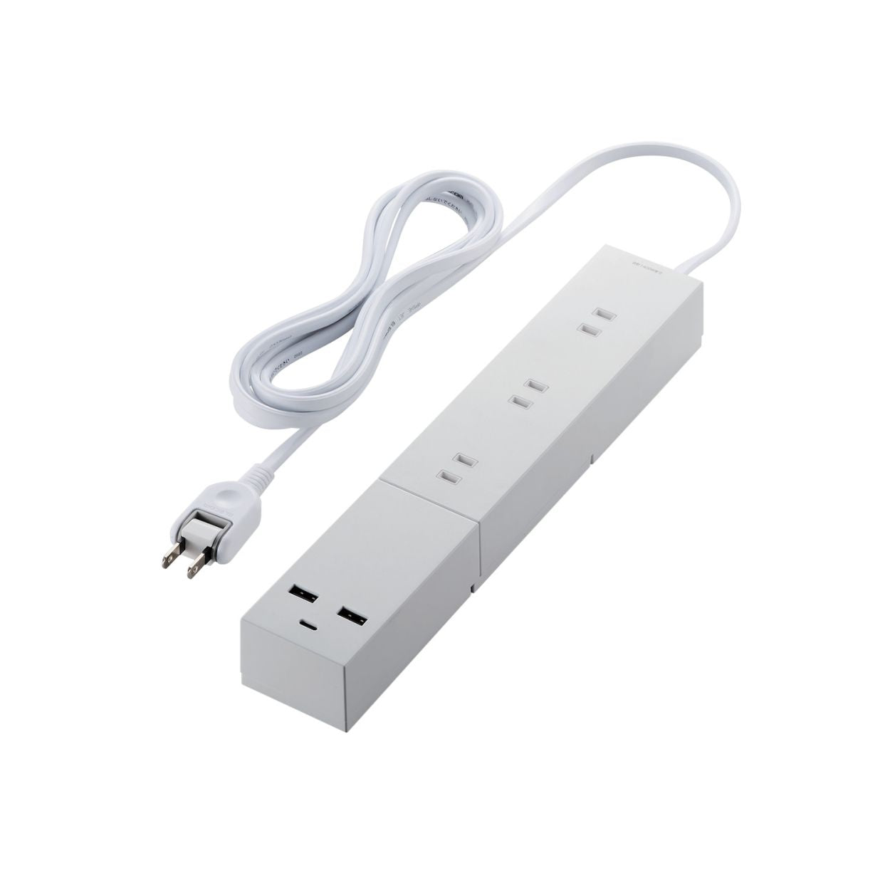【在庫処分特価】エレコム USBタップ USB Type-C×1(最大30W) USB-A×2(最大12W) 最大出力32W AC差込口×3 脚パーツ付き 2.5m