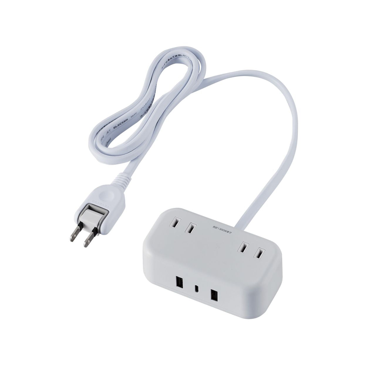 エレコム USBタップ USB Type-C×1(最大20W) USB-A×2(最大12W) 最大出力32W AC差込口×2 1.5m