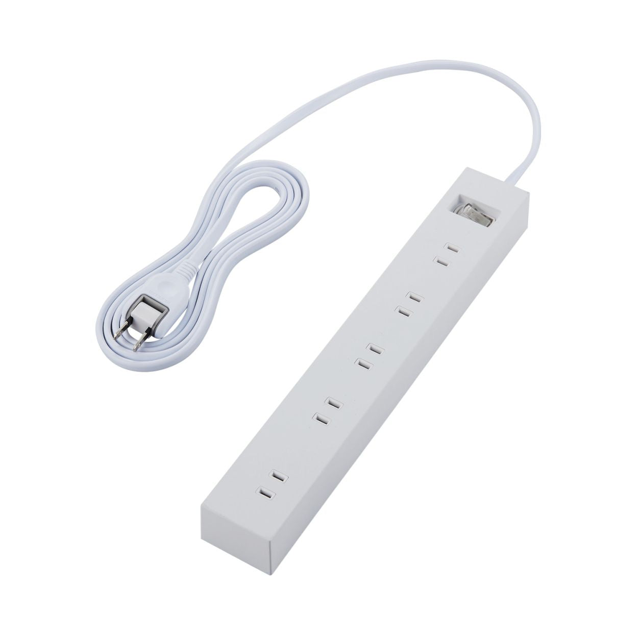 エレコム 雷ガードタップ 一括スイッチ マグネット ホコリ防止シャッター付き スイングプラグ 10口 1m 2m 3m 5m