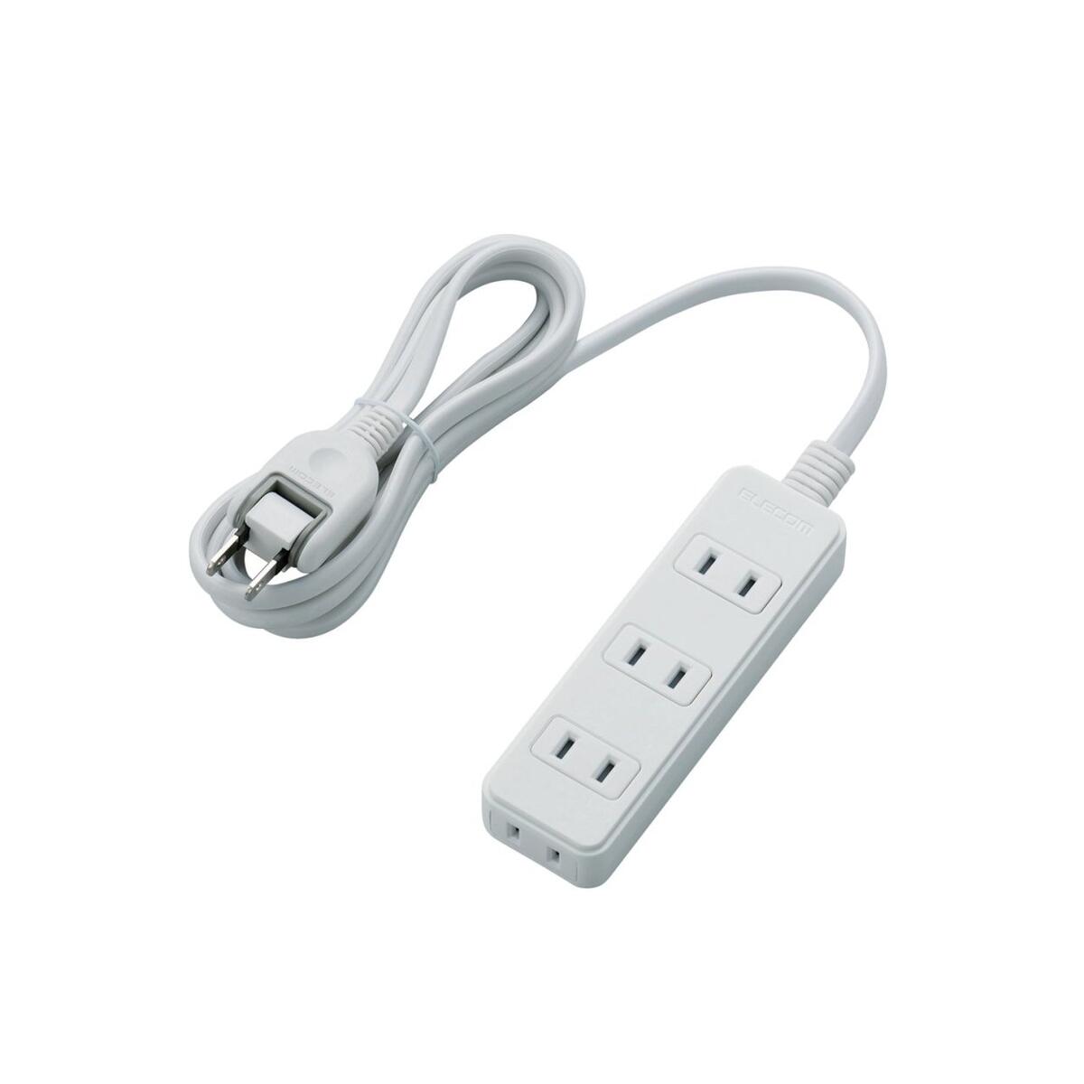 エレコム スイングプラグタップ 3口 4口 6口 1m 2m 3m