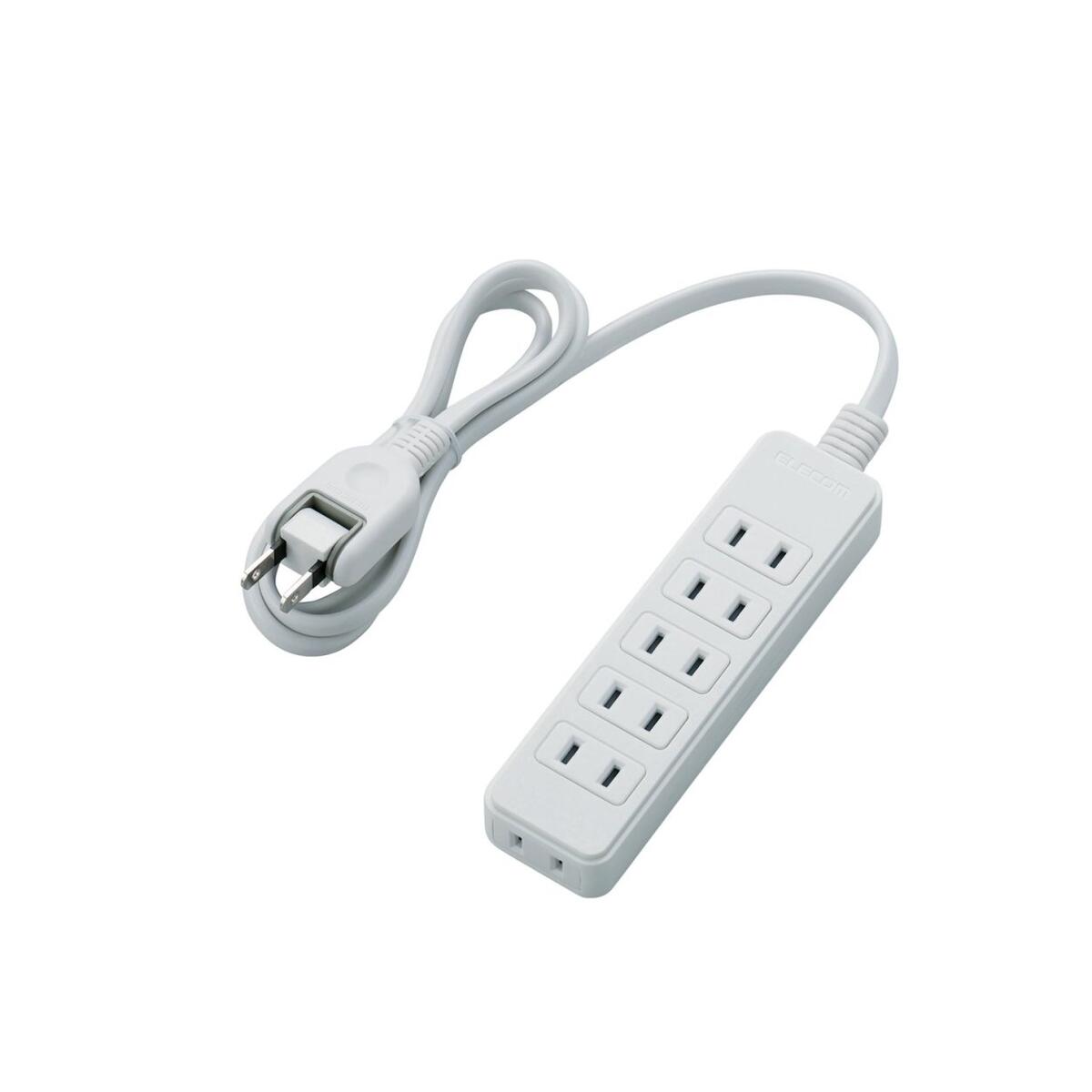 エレコム スイングプラグタップ 3口 4口 6口 1m 2m 3m