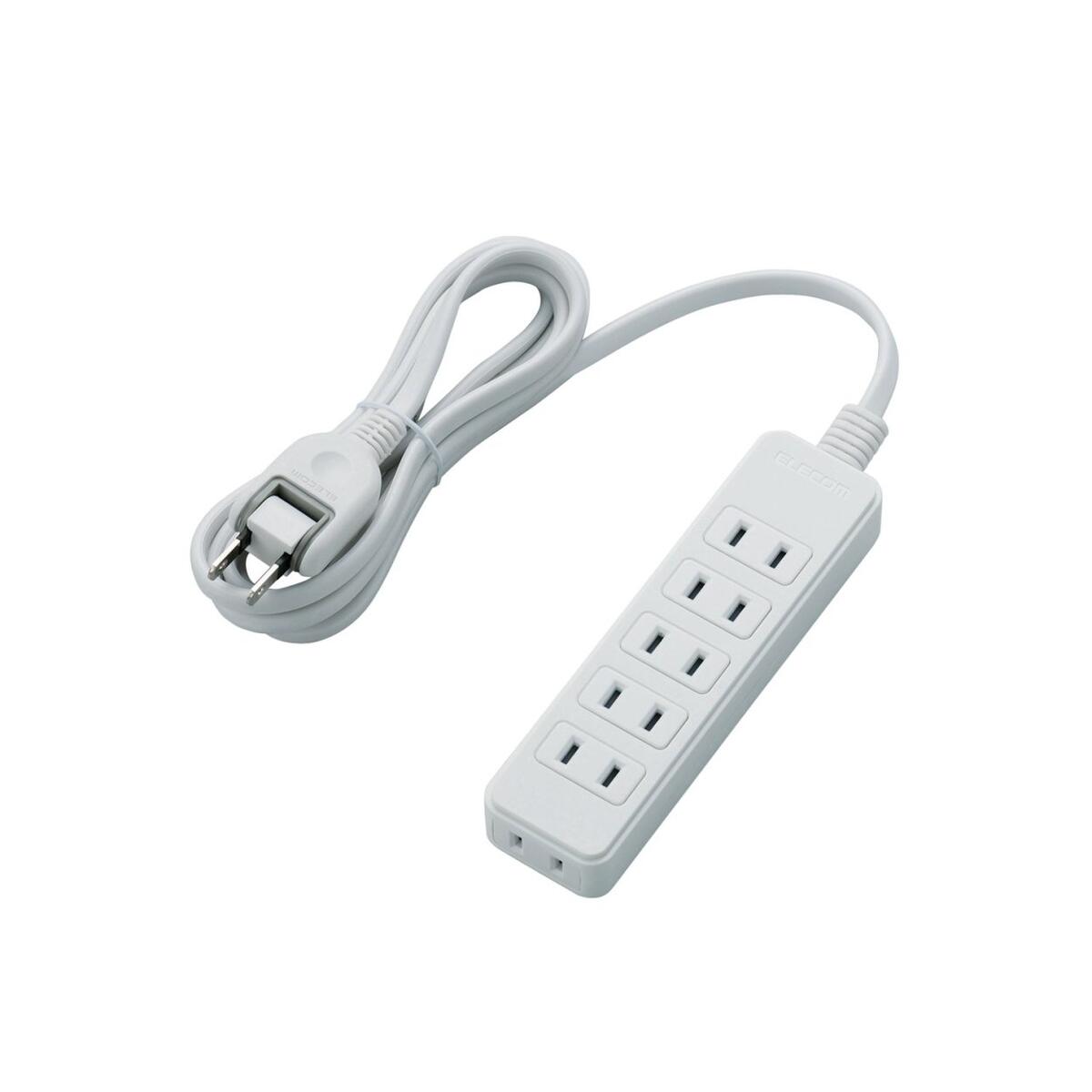 エレコム スイングプラグタップ 3口 4口 6口 1m 2m 3m