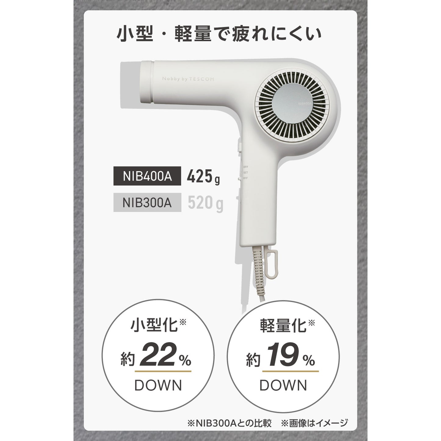 プロフェッショナル プロテクトイオン ヘアードライヤー/ NIB400A