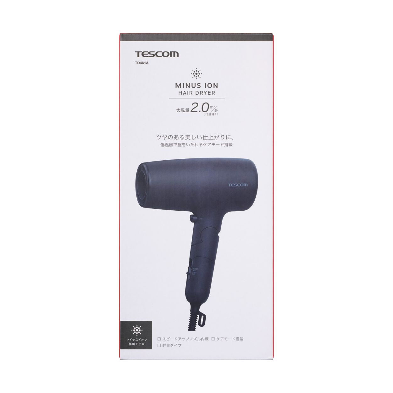 マイナスイオン ヘアドライヤー/ TD461A