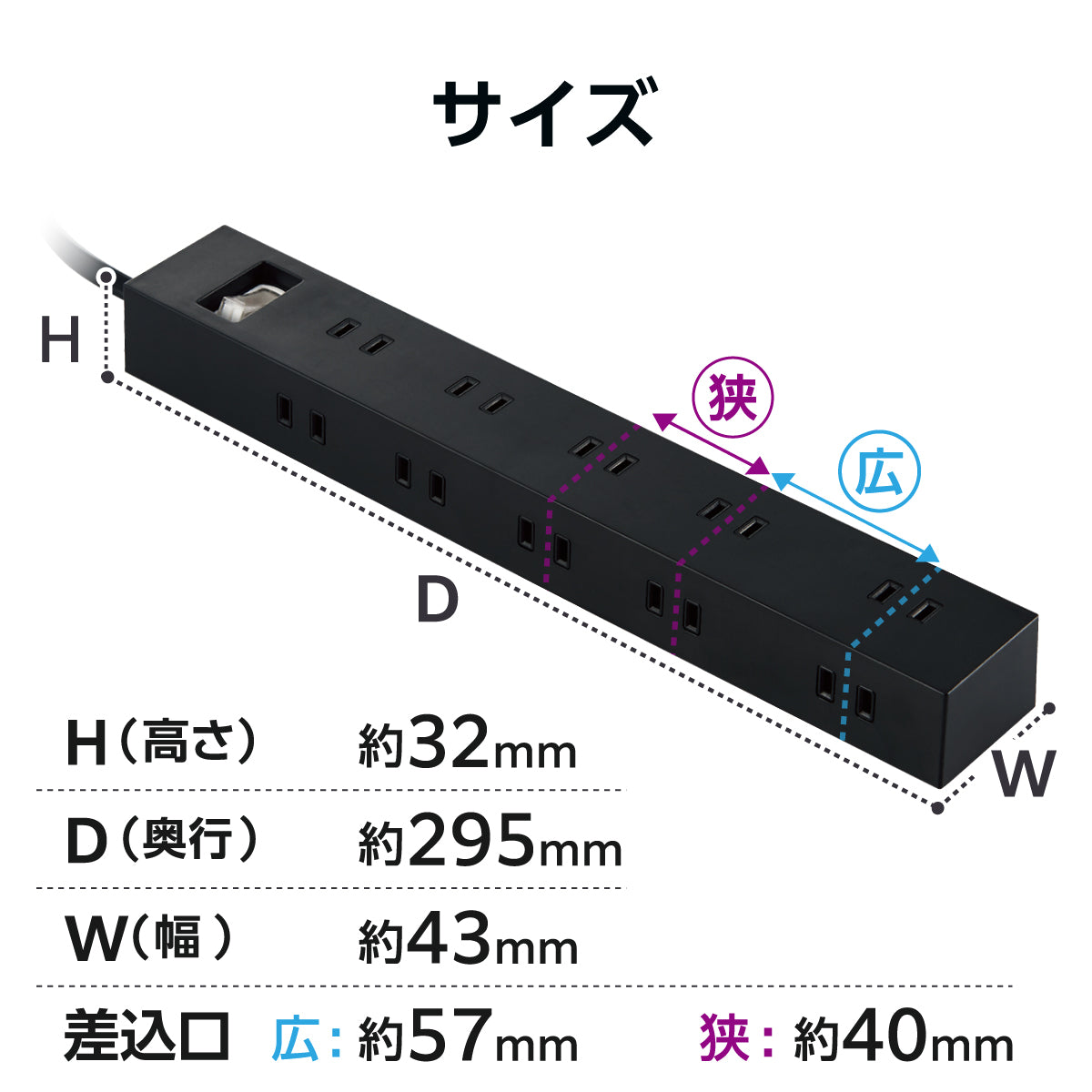 エレコム 雷ガードタップ 一括スイッチ マグネット ホコリ防止シャッター付き スイングプラグ 10口 1m 2m 3m 5m