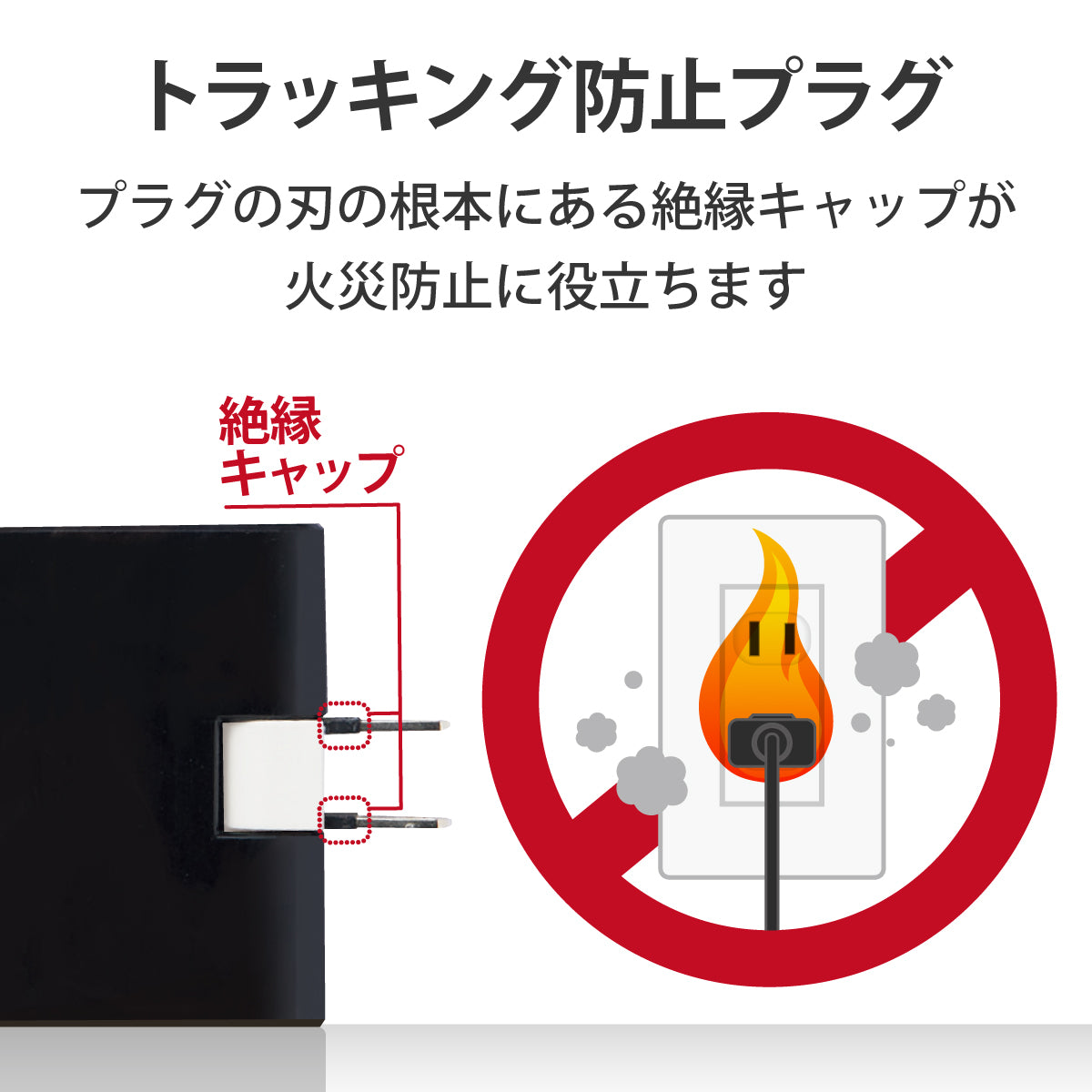 エレコム コーナータップ 3口