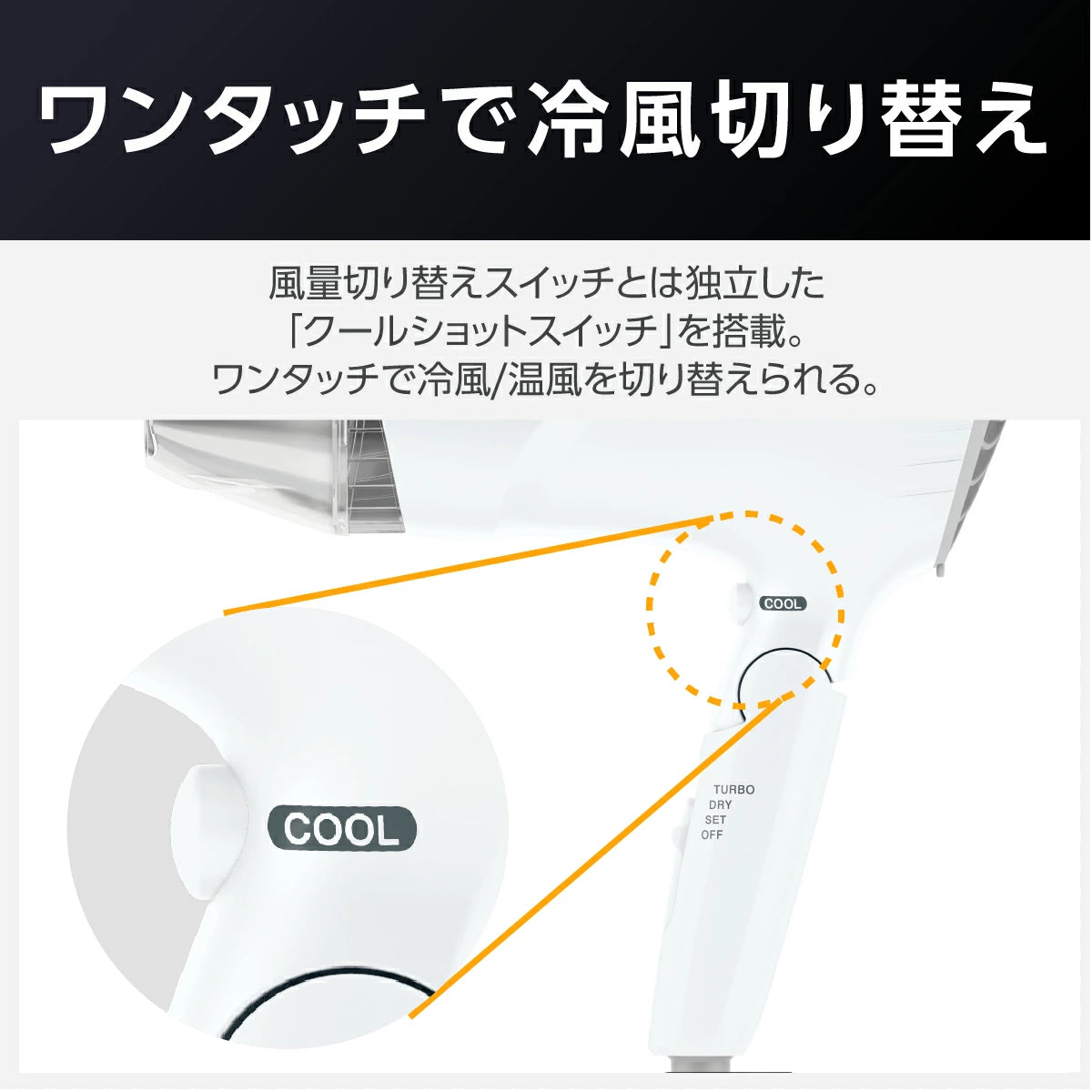 プロテクトイオン ヘアードライヤー/ TID2400B