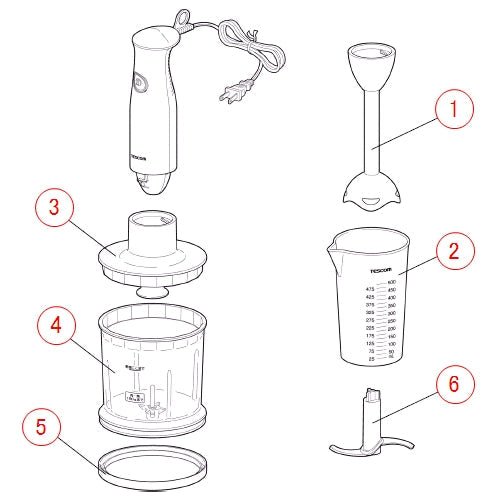 ☆パーツ☆スティックブレンダー/THM321 – テスコムオンラインショップ