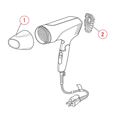 ☆パーツ☆プロテクトイオンヘアドライヤー/ TID2400B