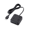 エレコム USBタップ USB Type-C×1(最大20W) USB-A×2(最大12W) 最大出力32W AC差込口×4 1.5m 3m