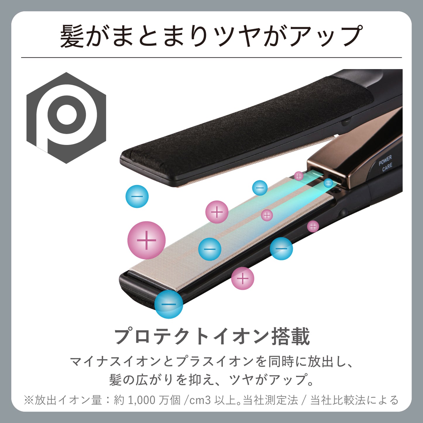 【新製品】プロフェッショナル プロテクトイオン ストレートアイロン NIS500B