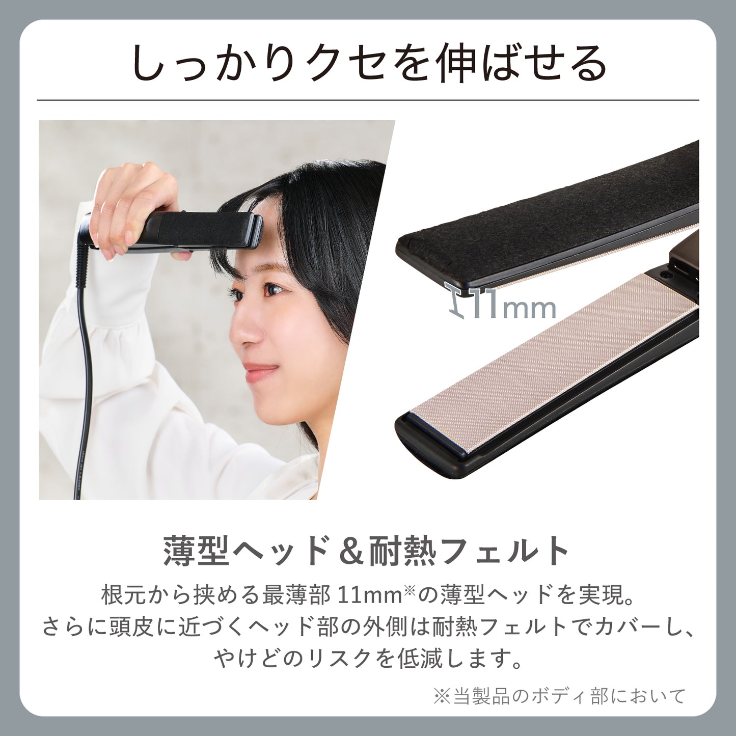 【新製品】プロフェッショナル プロテクトイオン ストレートアイロン NIS500B