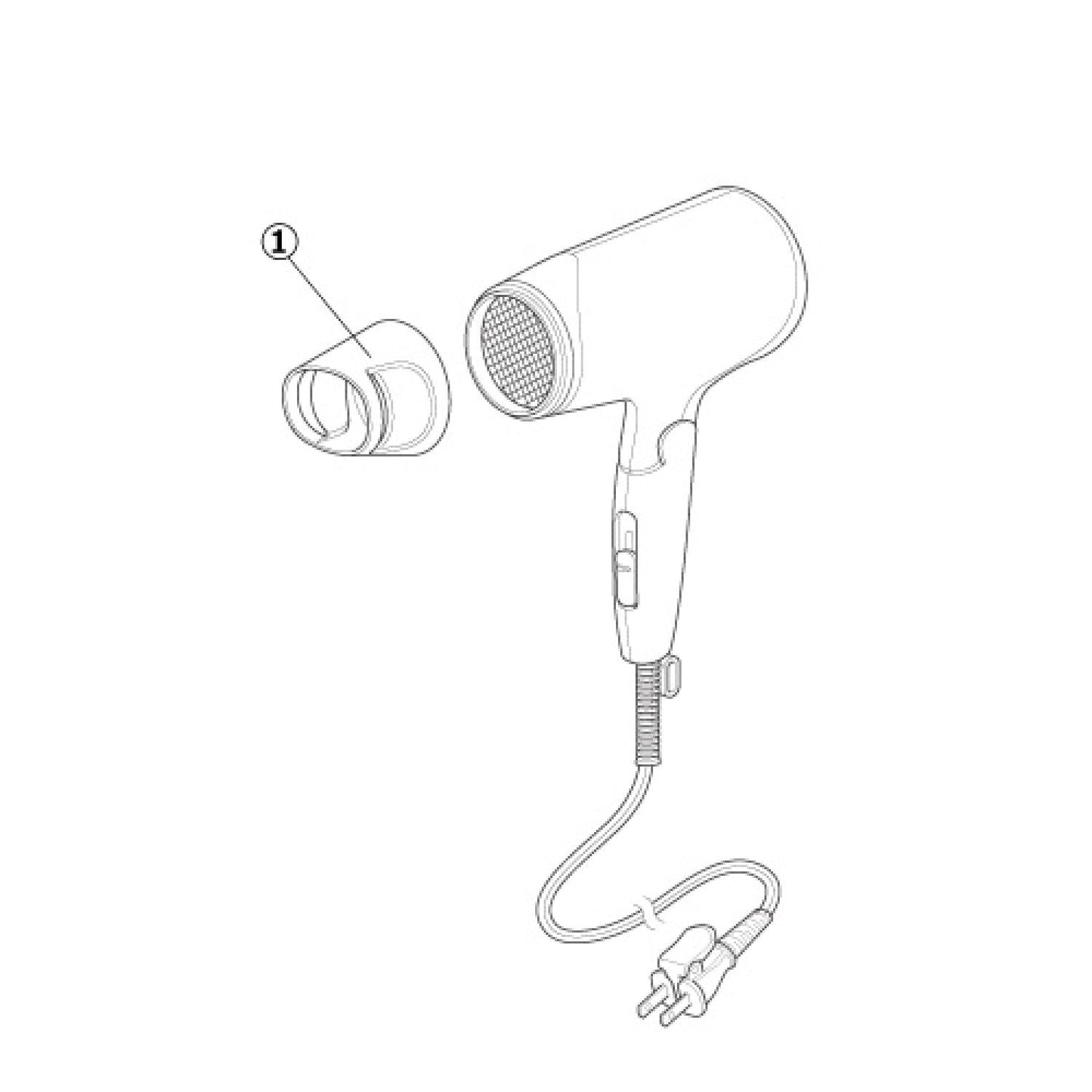 ☆パーツ☆マイナスイオン ヘアドライヤーTD260B