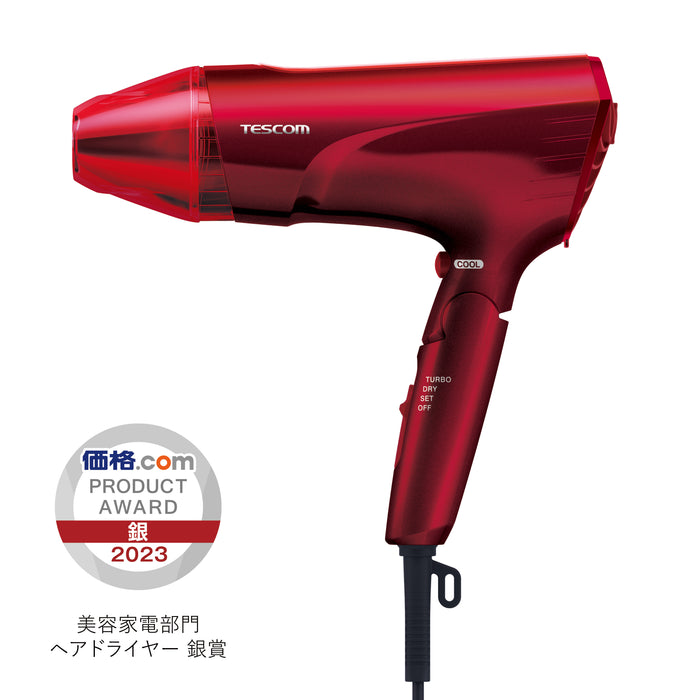 TESCOM TID2400(R) RED ヘアドライヤー - ヘアドライヤー