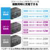 エレコム USBタップ USB Type-C×1(最大20W) USB-A×2(最大12W) 最大出力32W AC差込口×2 1.5m