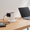 エレコム タワー型タップ ホコリ防止シャッター付 固定可能 AC差込8口 2m