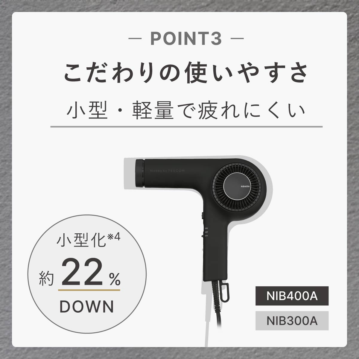 【特別価格】プロフェッショナル プロテクトイオン ヘアードライヤー/ NIB400A