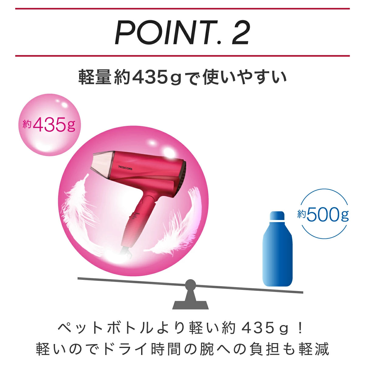 マイナスイオン ヘアードライヤー/ TD330B